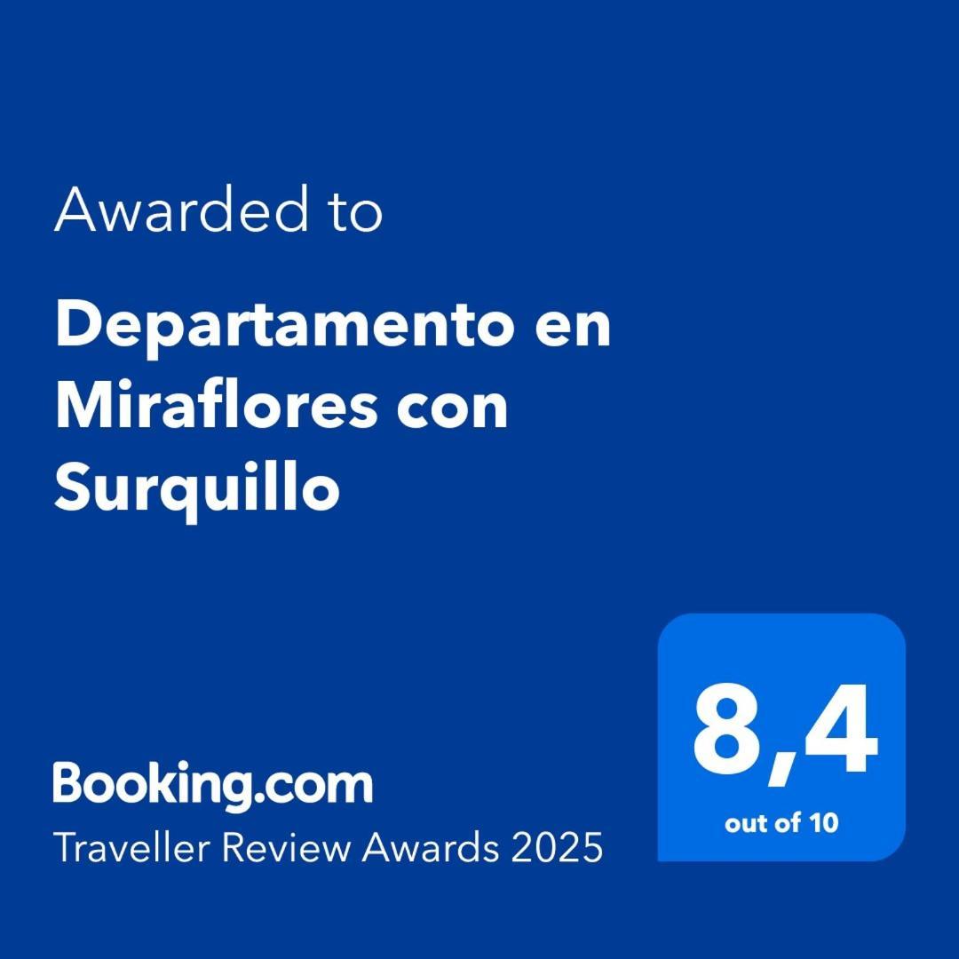 Departamento En Miraflores Con Surquillo Lima Zewnętrze zdjęcie
